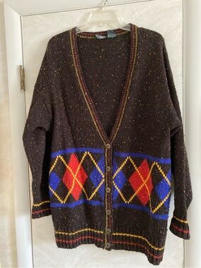 Liz wear vintage 80s cardigan